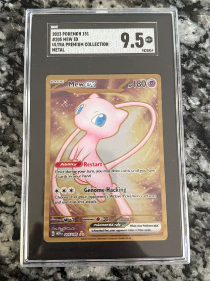 2023 Pokemon 151 #205 Mew EX Ultra Premium Collection Metal - toyscardscomics