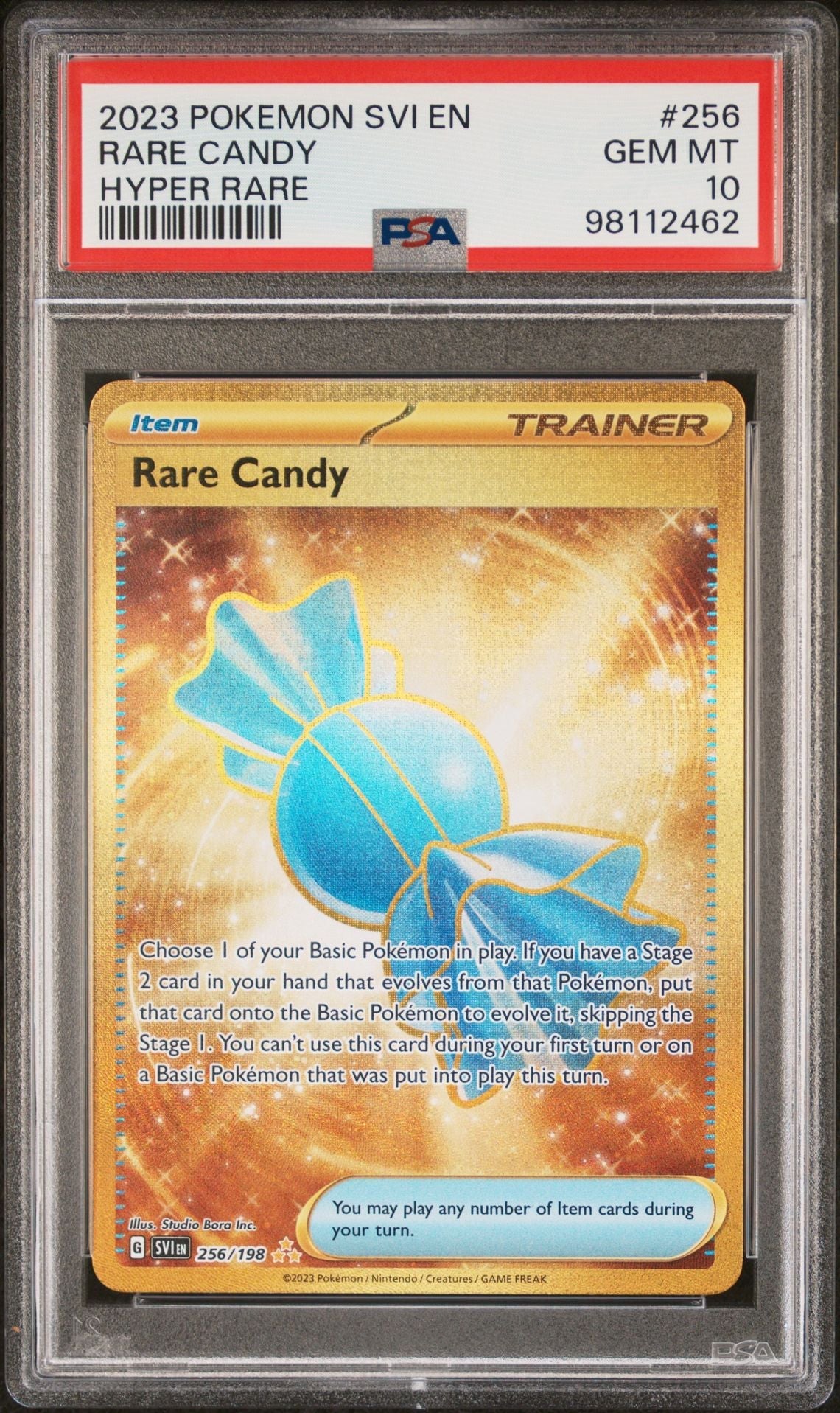 2023 POKEMON SVI EN - SCARLET & VIOLET 256 RARE CANDY HYPER RARE - toyscardscomics