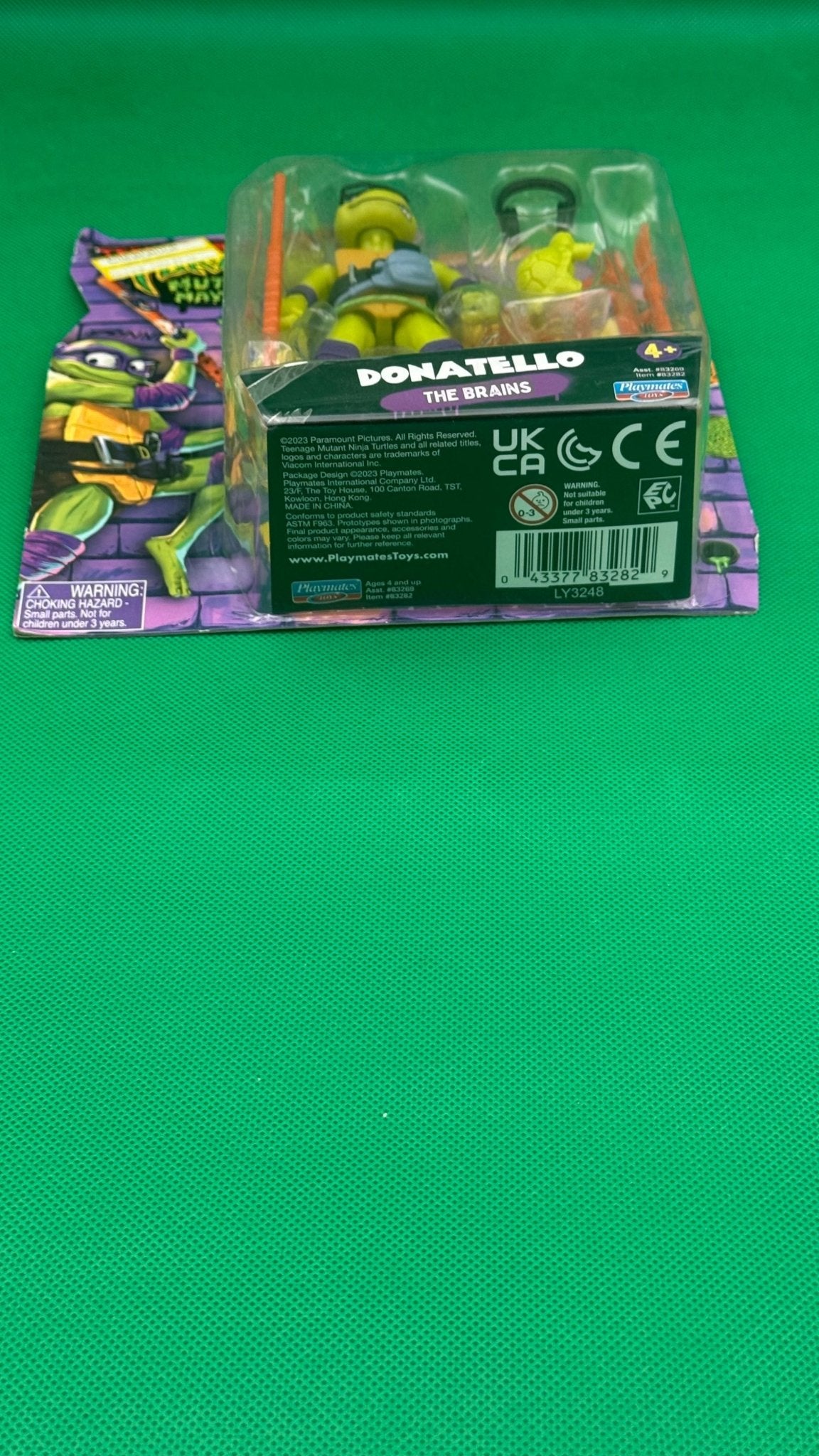 2023 TMNT Teenage Mutant Ninja Turtles Mutant Mayhem Donatello Action Figure - toyscardscomics