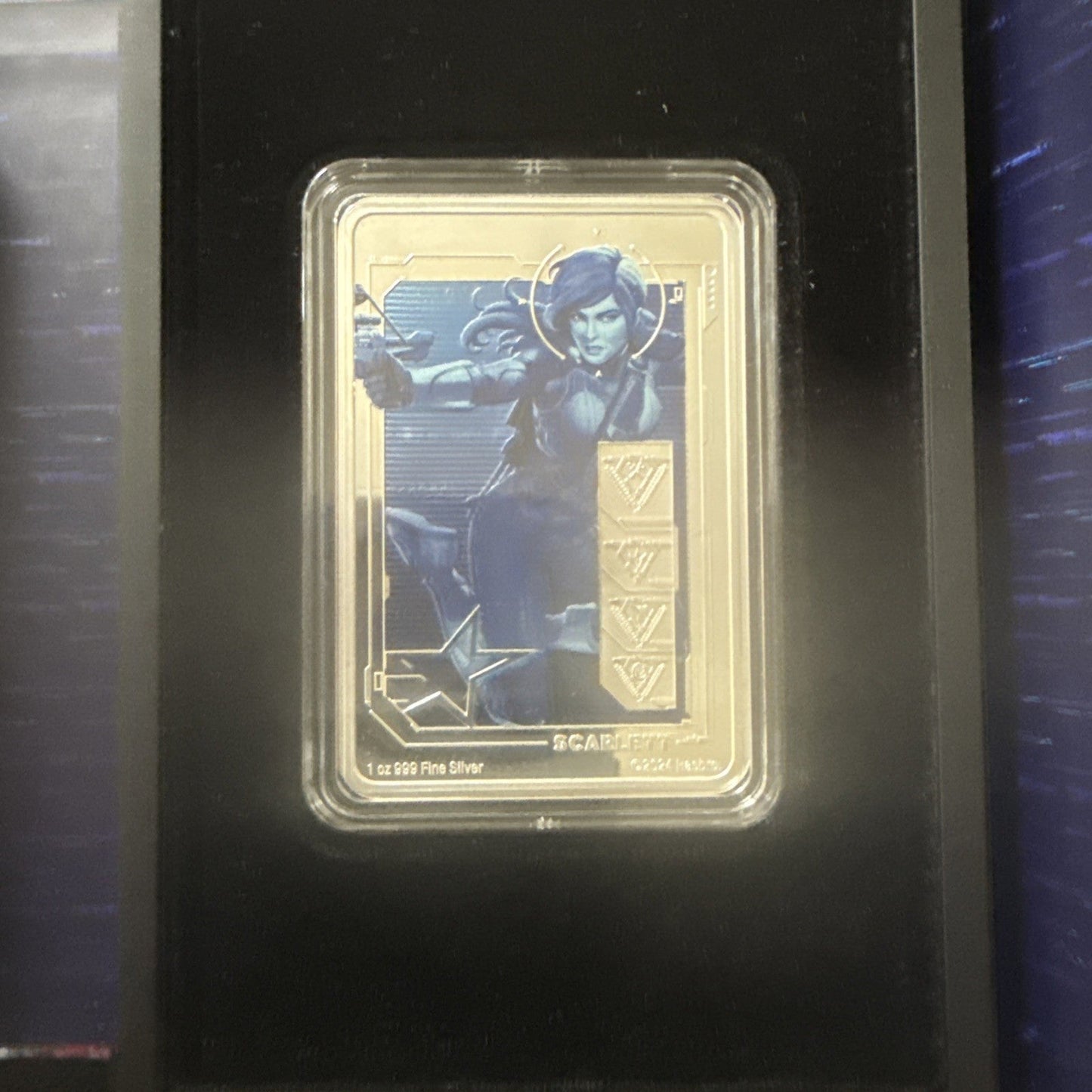 2024 Niue Hasbro G.I. Joe Scarlett 1oz Silver Colorized Proof Coin - toyscardscomics