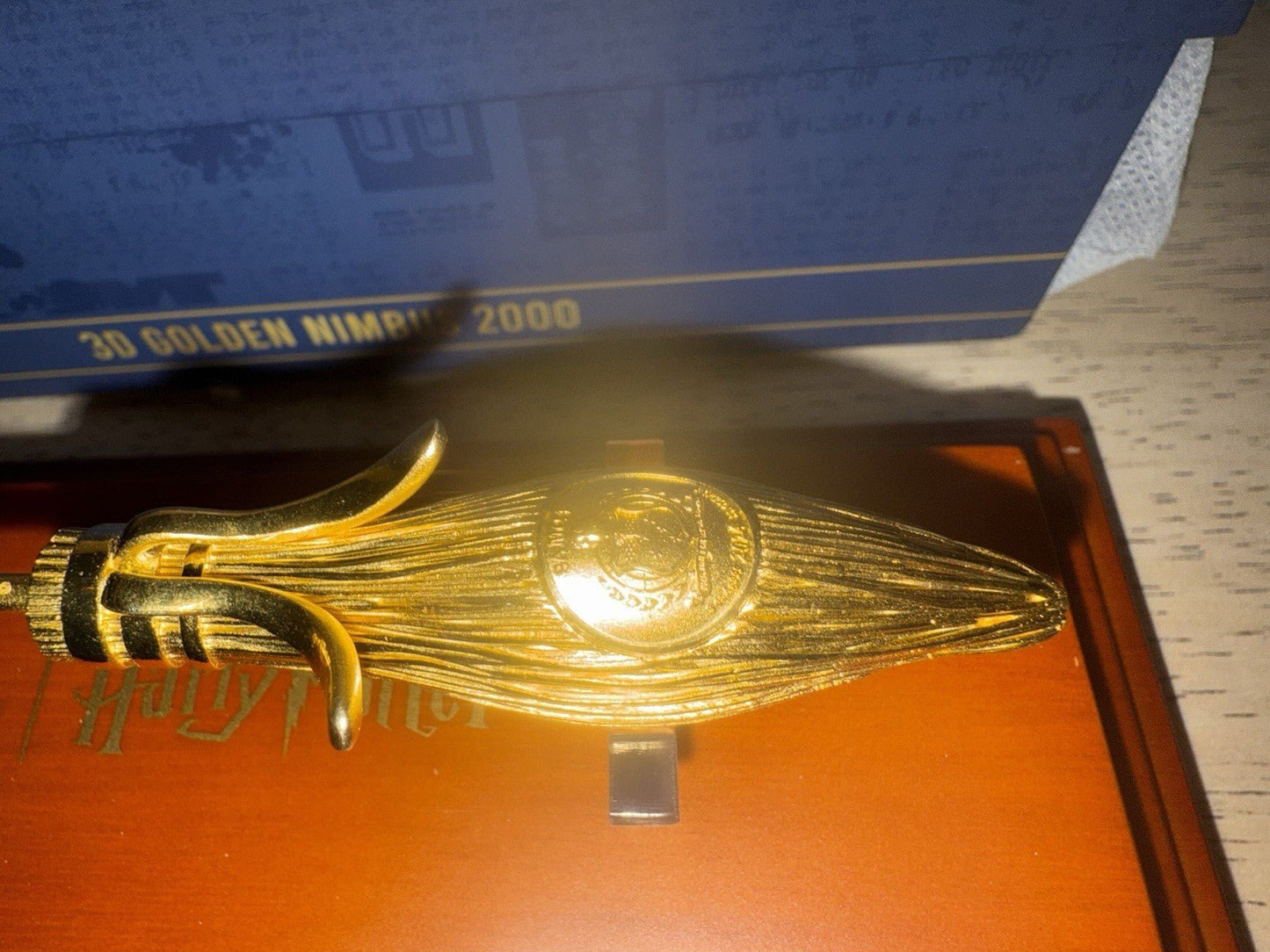 2024 Samoa Nimbus 2000 Harry Potter 3 oz Silver Gilded 3D Coin - toyscardscomics