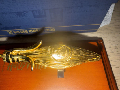 2024 Samoa Nimbus 2000 Harry Potter 3 oz Silver Gilded 3D Coin - toyscardscomics