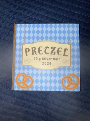 2024 Samoa Pretzel Shaped .999 10 Gram Silver $1 Coin Mintage Of 2024