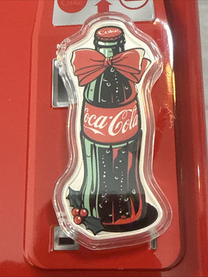 2025 1 Oz .9999 Silver Niue Coca-Cola Holiday Bottle Tin Colorized Shaped Ltd.