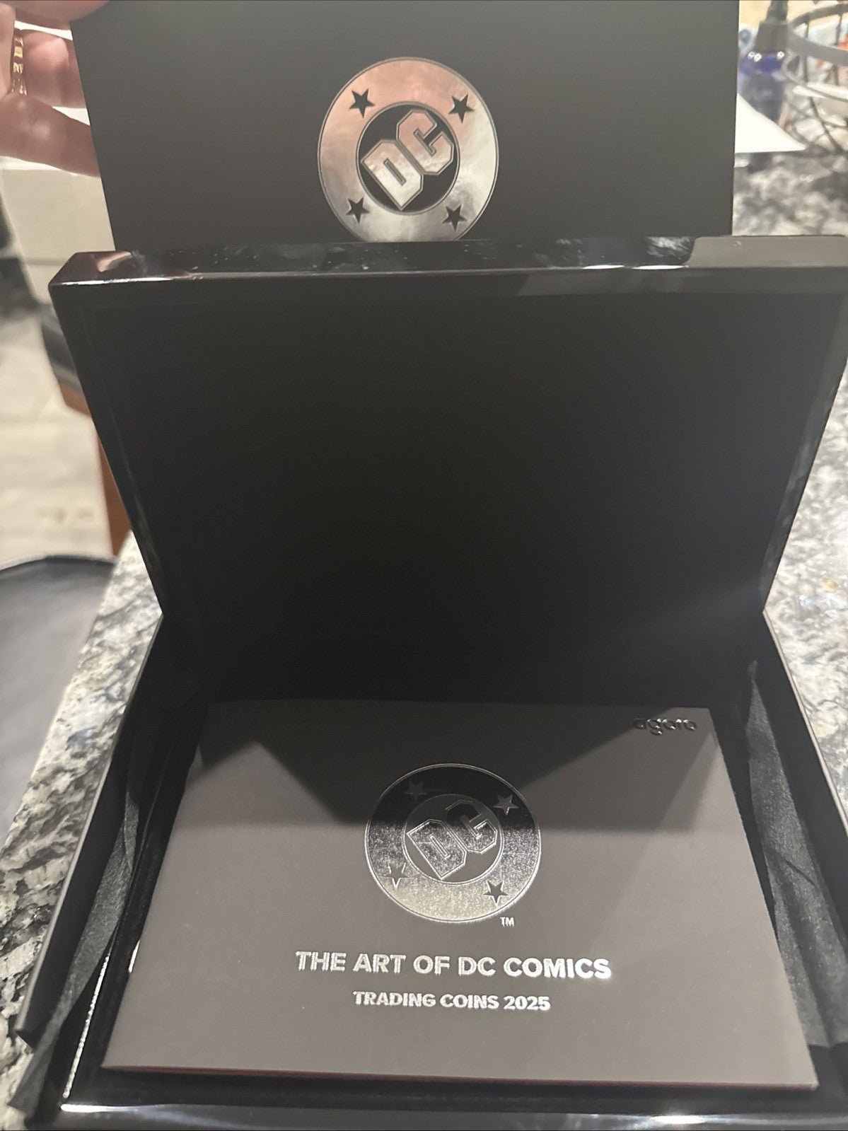 2025 Agoro Art of DC Comics Mint Trading Coins EMPTY BOX/BOOK - NO COINS. - toyscardscomics