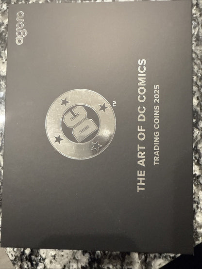 2025 Agoro Art of DC Comics Mint Trading Coins EMPTY BOX/BOOK - NO COINS. - toyscardscomics