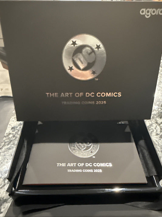 2025 Agoro Art of DC Comics Mint Trading Coins EMPTY BOX/BOOK - NO COINS. - toyscardscomics
