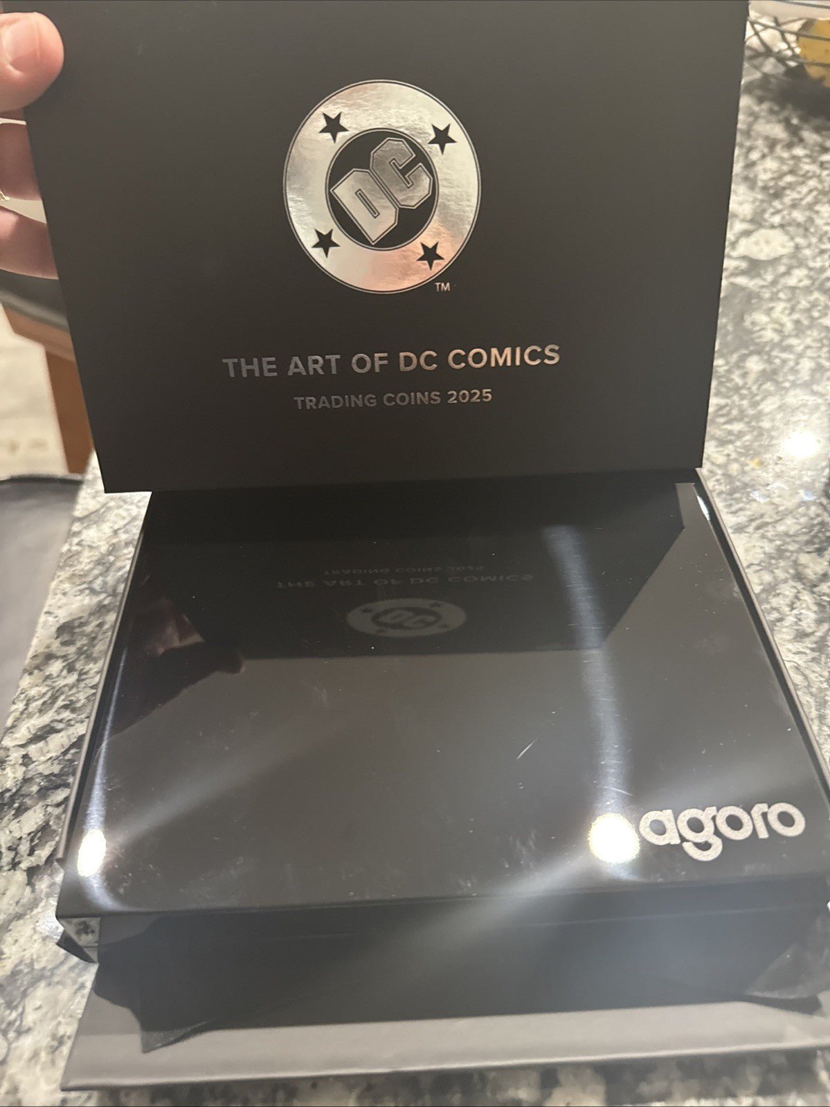 2025 Agoro Art of DC Comics Mint Trading Coins EMPTY BOX/BOOK - NO COINS. - toyscardscomics