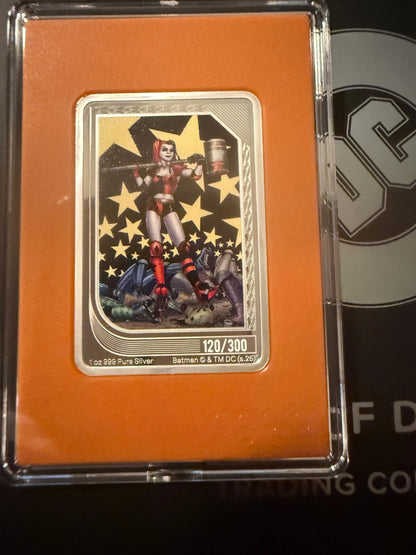 2025 Agoro The Art Of DC Trading Coin HARLEY QUINN 120 - toyscardscomics
