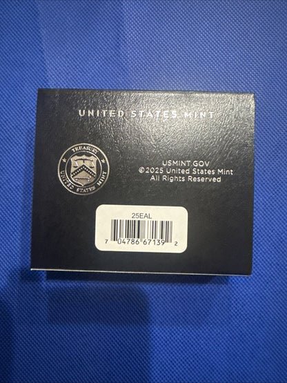 2025 Laser Engraved American Eagle Proof Silver Coin One Ounce West Point - toyscardscomics