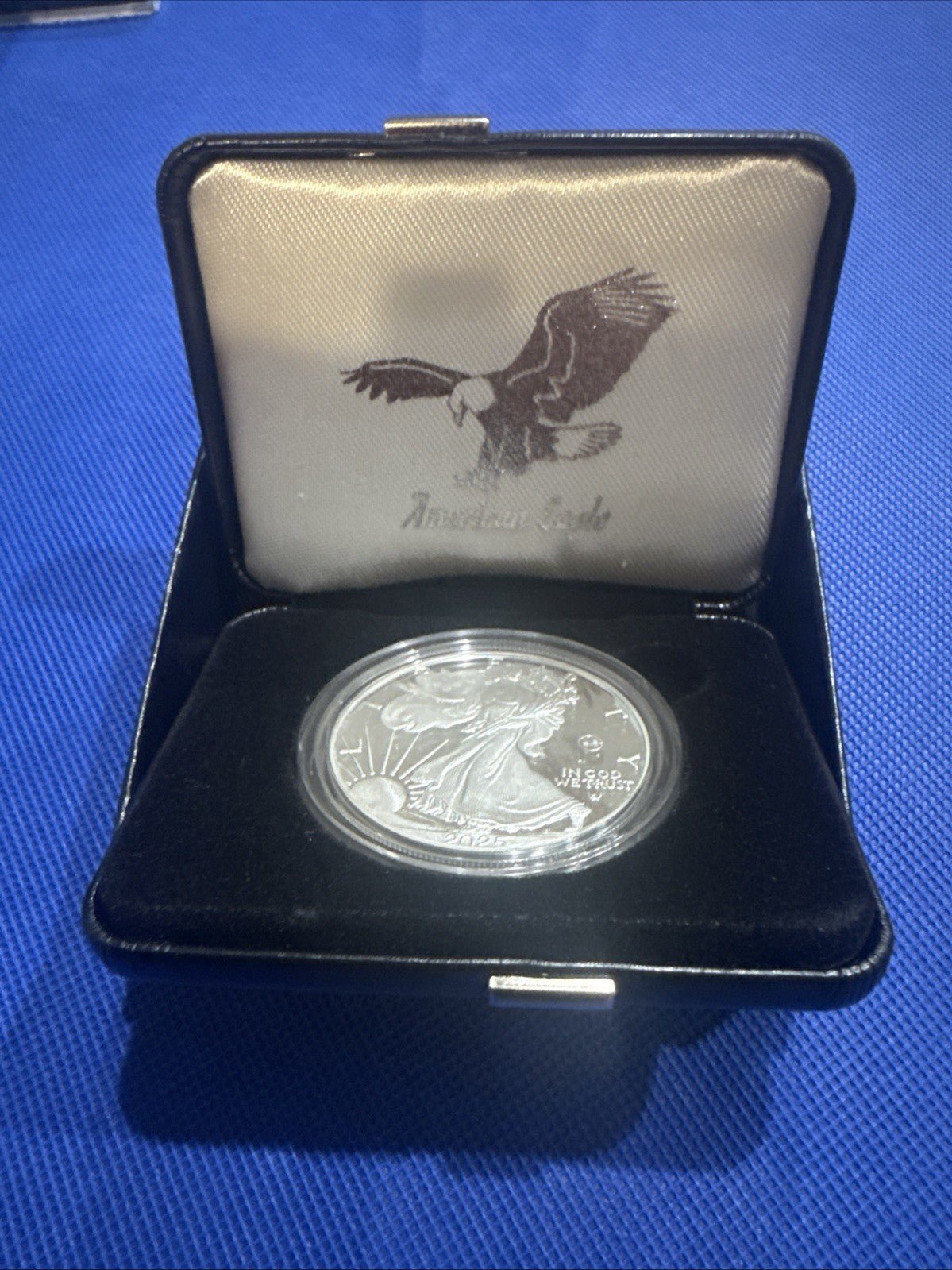 2025 Laser Engraved American Eagle Proof Silver Coin One Ounce West Point - toyscardscomics