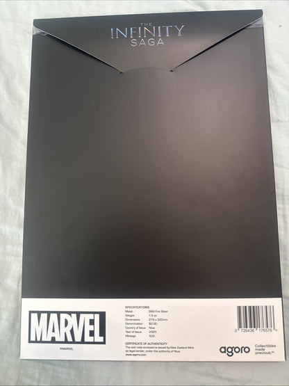 2025 - Marvel – The Infinity Saga Phase Two - Ant - Man 1.5oz Silver Foil - toyscardscomics