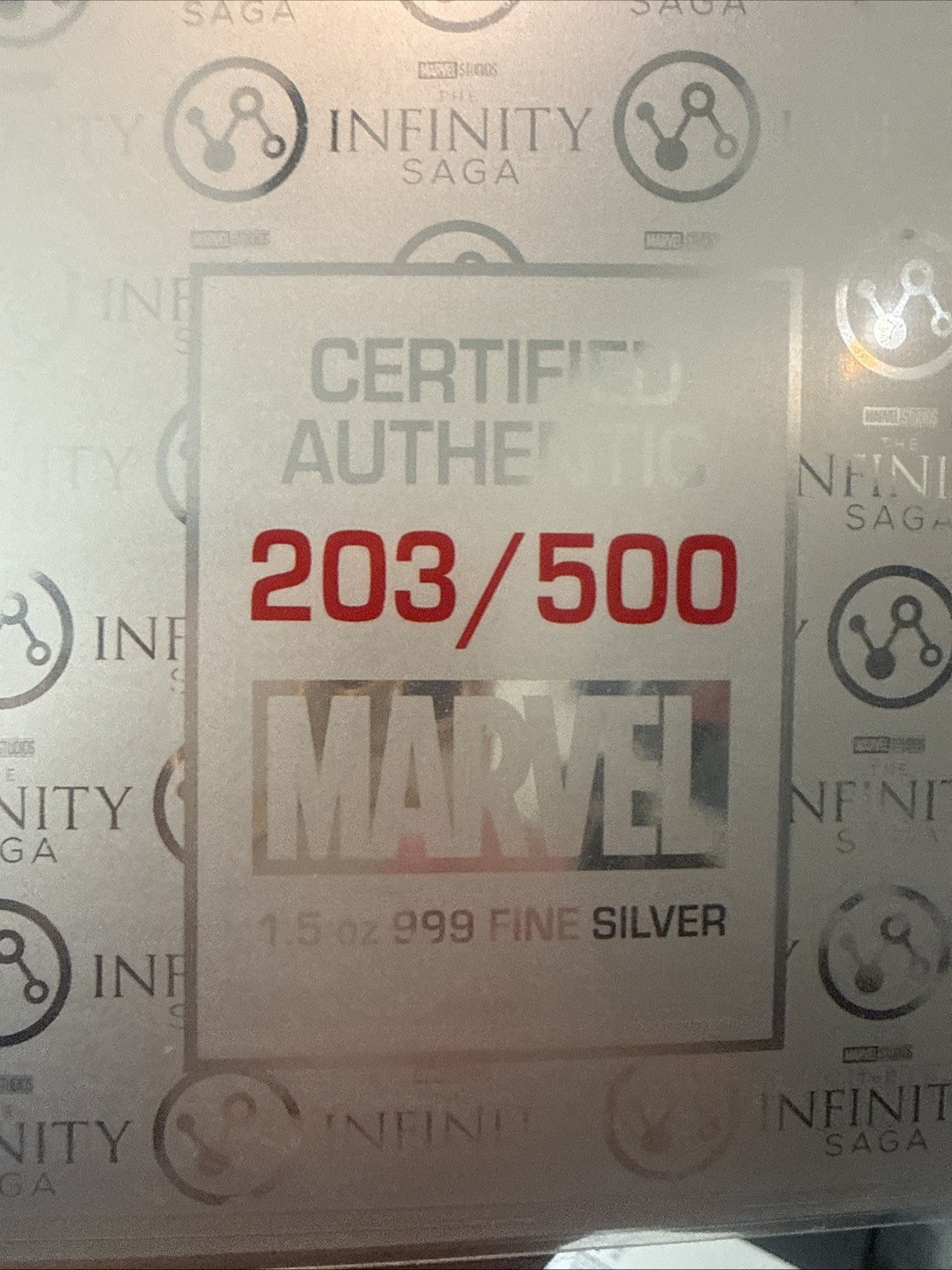 2025 - Marvel – The Infinity Saga Phase Two - Ant - Man 1.5oz Silver Foil - toyscardscomics