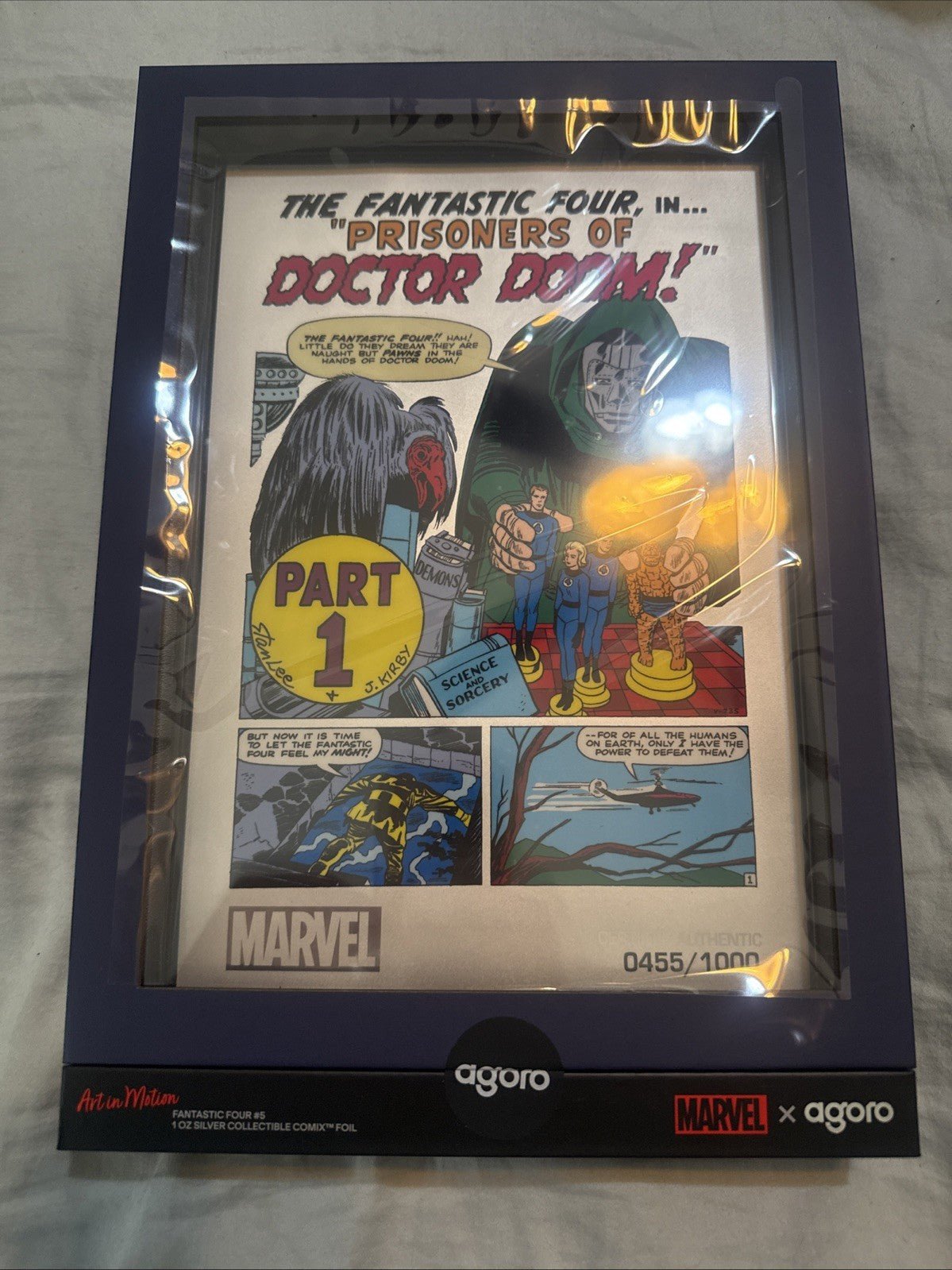 2025 Niue Marvel Comics - Fantastic Four Prisoners of Doctor Doom 1 Ounce Silver - toyscardscomics