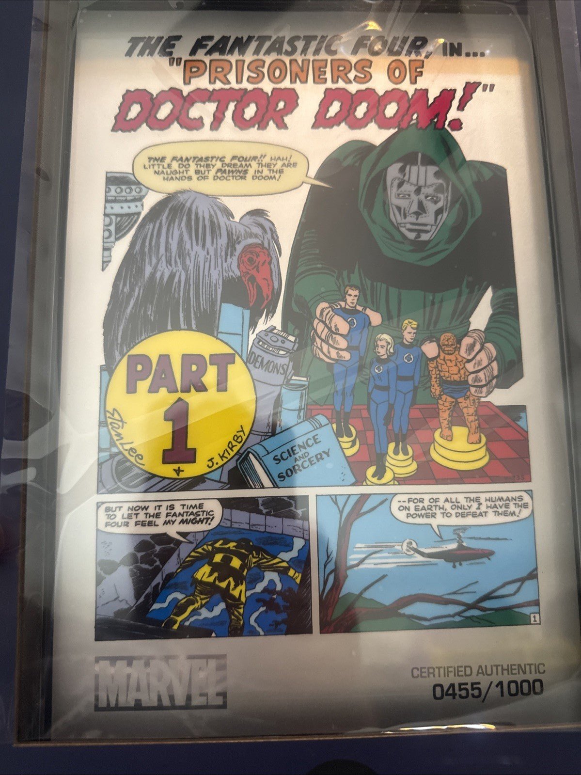 2025 Niue Marvel Comics - Fantastic Four Prisoners of Doctor Doom 1 Ounce Silver - toyscardscomics