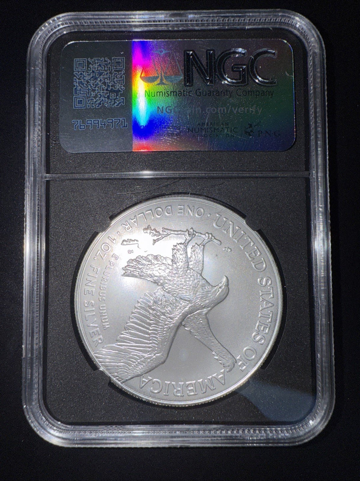 2025 (P) $1 American Silver Eagle First Eagle Privy NGC MS69 Red Book Label - toyscardscomics