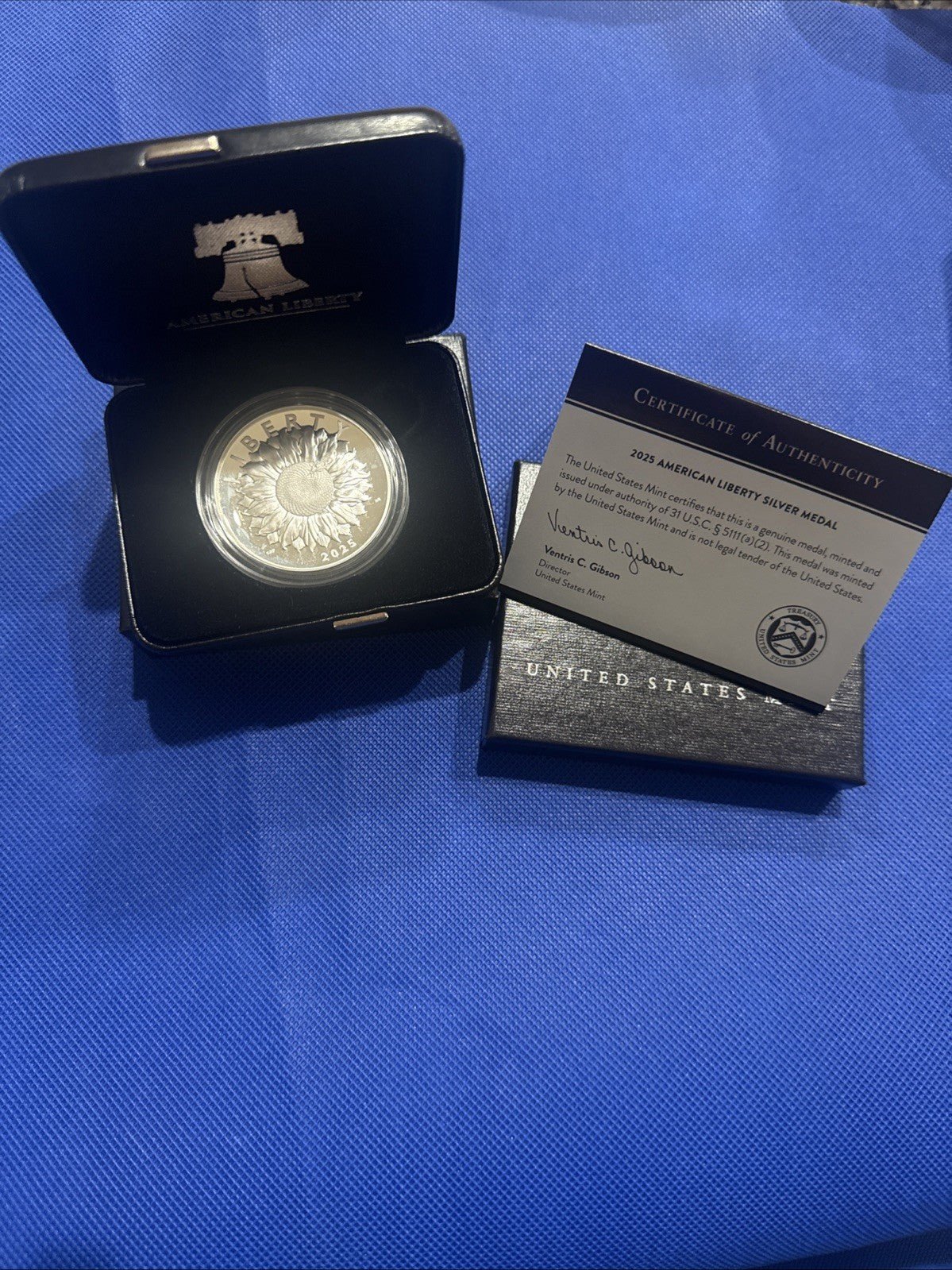 2025 P Proof American Liberty US Mint 1oz Silver Medal - toyscardscomics
