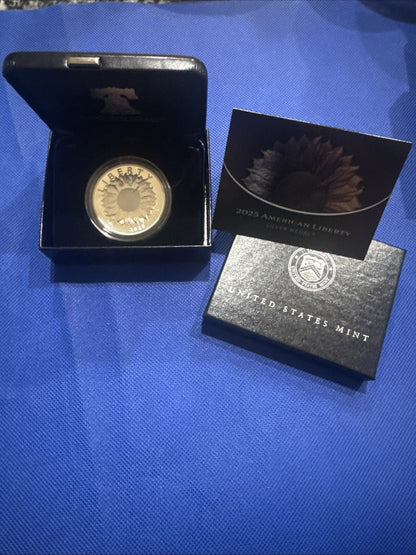 2025 P Proof American Liberty US Mint 1oz Silver Medal - toyscardscomics
