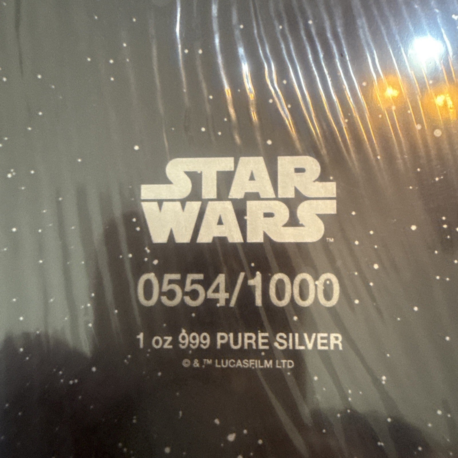 2026 AGORO 1oz .999 SILVER FOIL STAR WARS POSTER RETURN OF THE JEDI*554/1000 - toyscardscomics