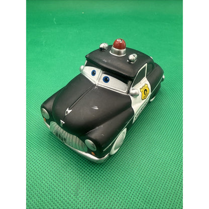 DISNEY PIXAR CARS Sheriff Police Car Vinyl Bath Toy Figure Disney Store