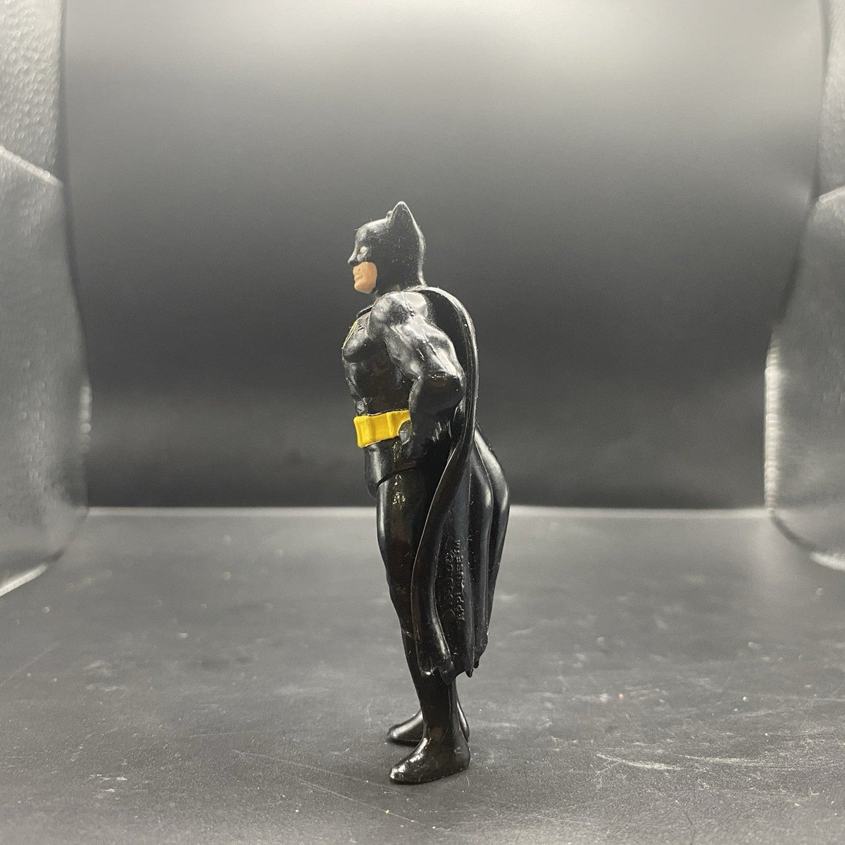 1989 DC Applause Batman Mini Figure Vintage PVC Black Costume w/ Cape Loose