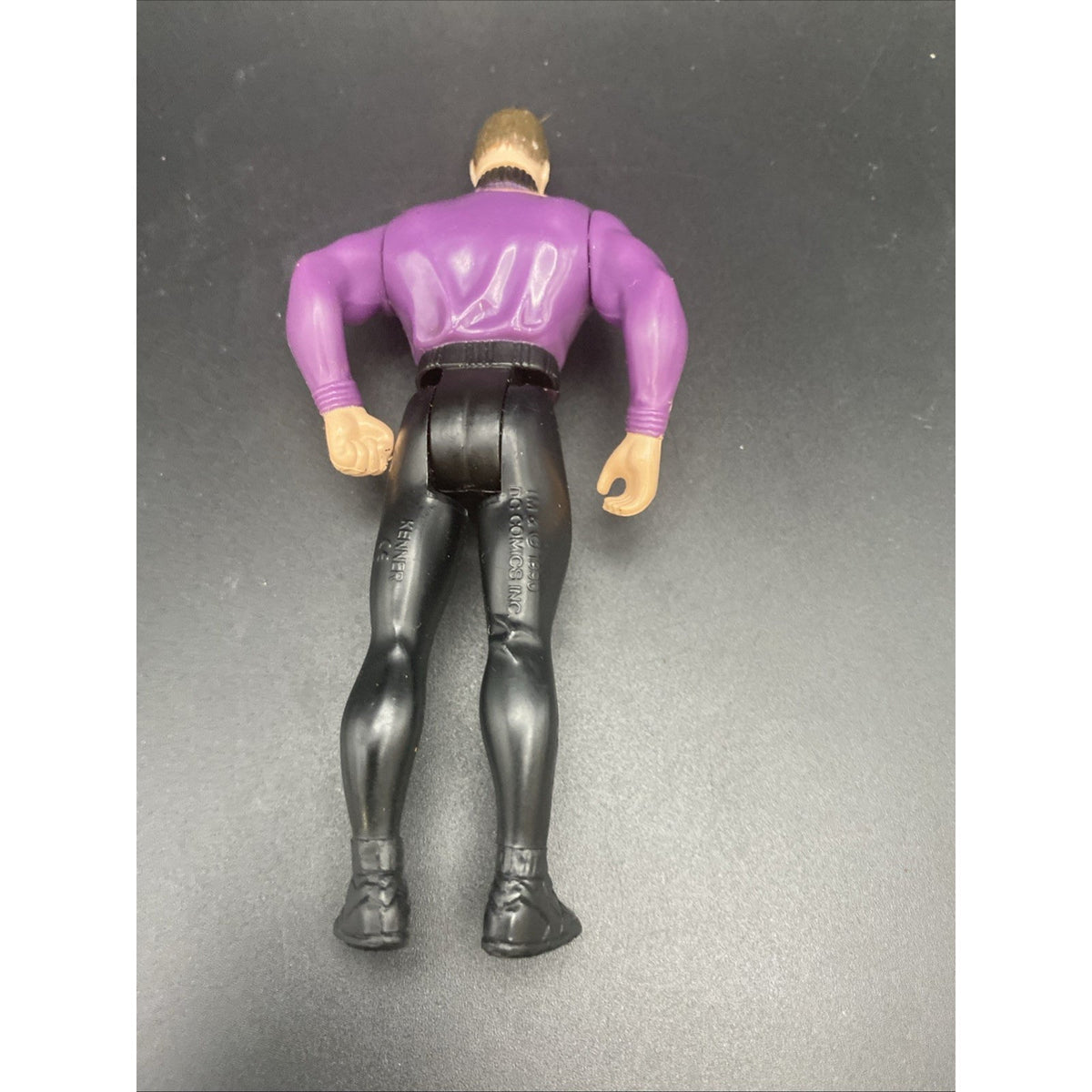 Vintage Bruce Wayne Action Figure Purple Variant Kenner Batman DC Comics Loose