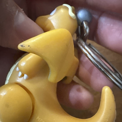 Vntg 1999 Dragonite Keychain Burger King Pokemon Zipper Pull Figure Kids Meal