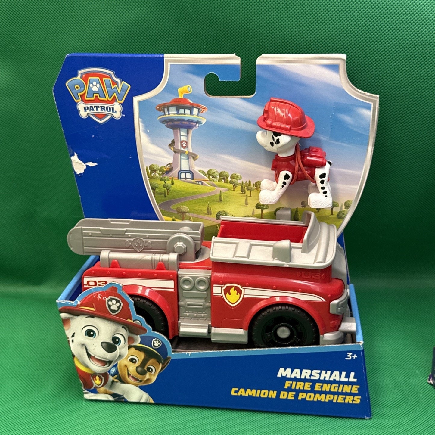 Paw Patrol, Marshall’s Fire Engine, Toy Vehicle with Collectible Action Figure