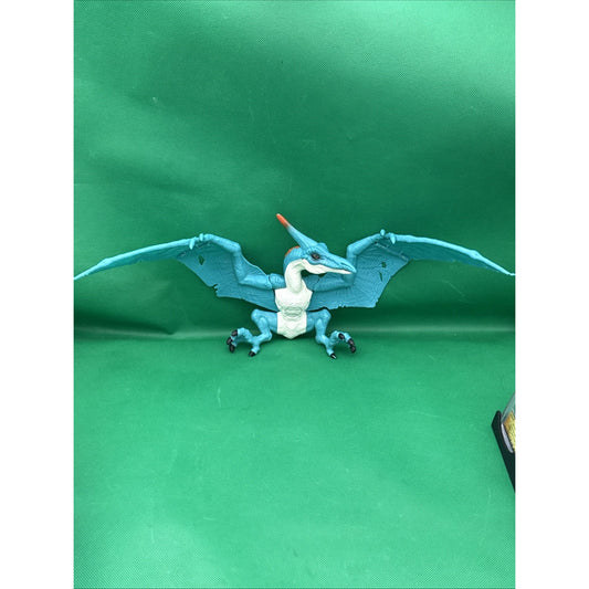 Blue & White Pteranodon Pterosaur Winged Flying Dinosaur Toy Figure