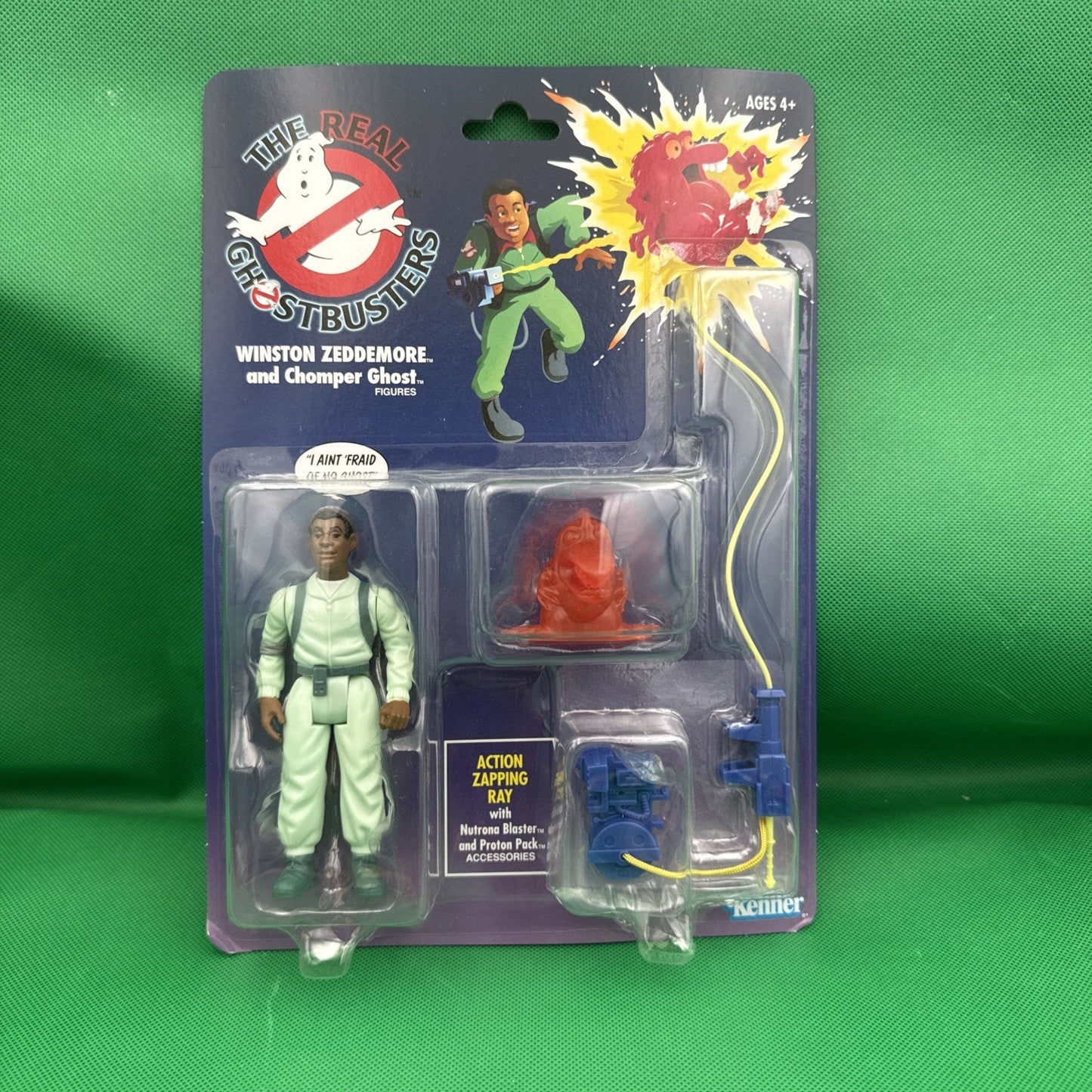 The Real Ghostbusters Winston Zeddemore Chomper Ghost Action Figure Kenner 2020