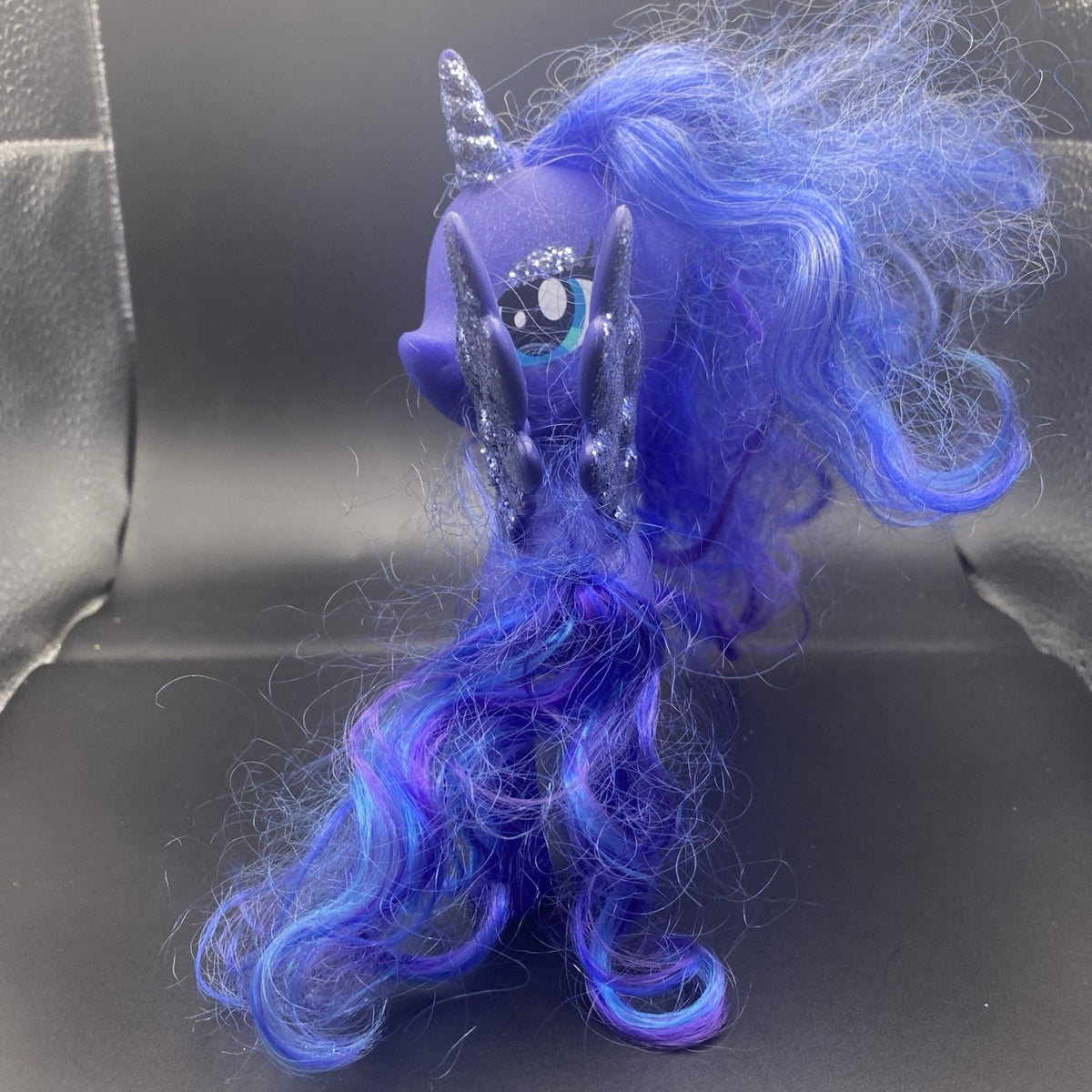 2016 My Little Pony 6.5" Princess Luna Nightmare Moon Glitter Wings Sparkle Y