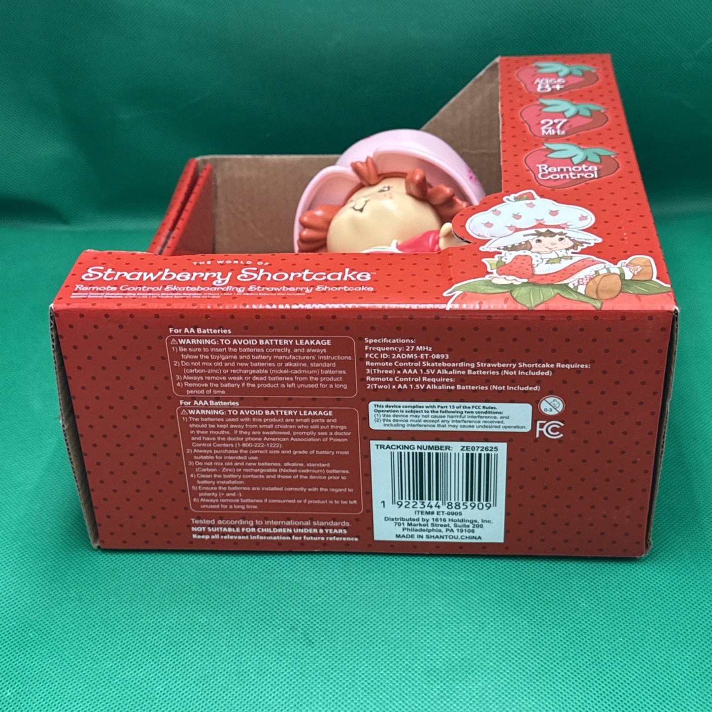 Strawberry Shortcake Remote Control Skateboarding Toy New In Box