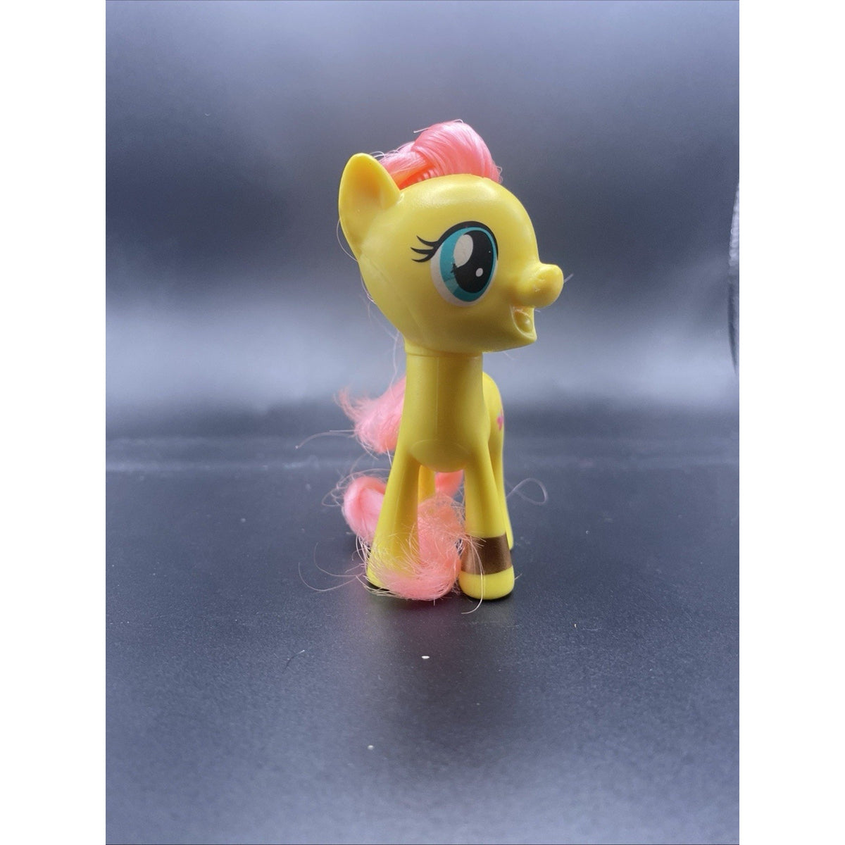 My Little Pony Fluttershy Figure Yellow Pony Pink Hair ~3” Toy