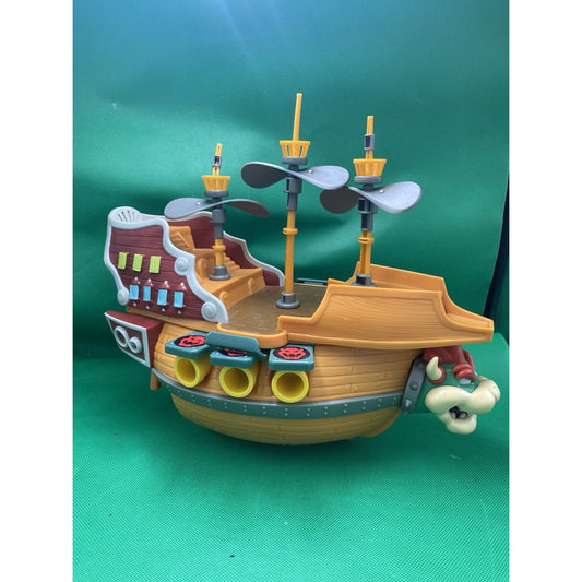 Jakks Super Mario Bros. Bowser’s Deluxe Airship Playset Toy Ship -missing parts