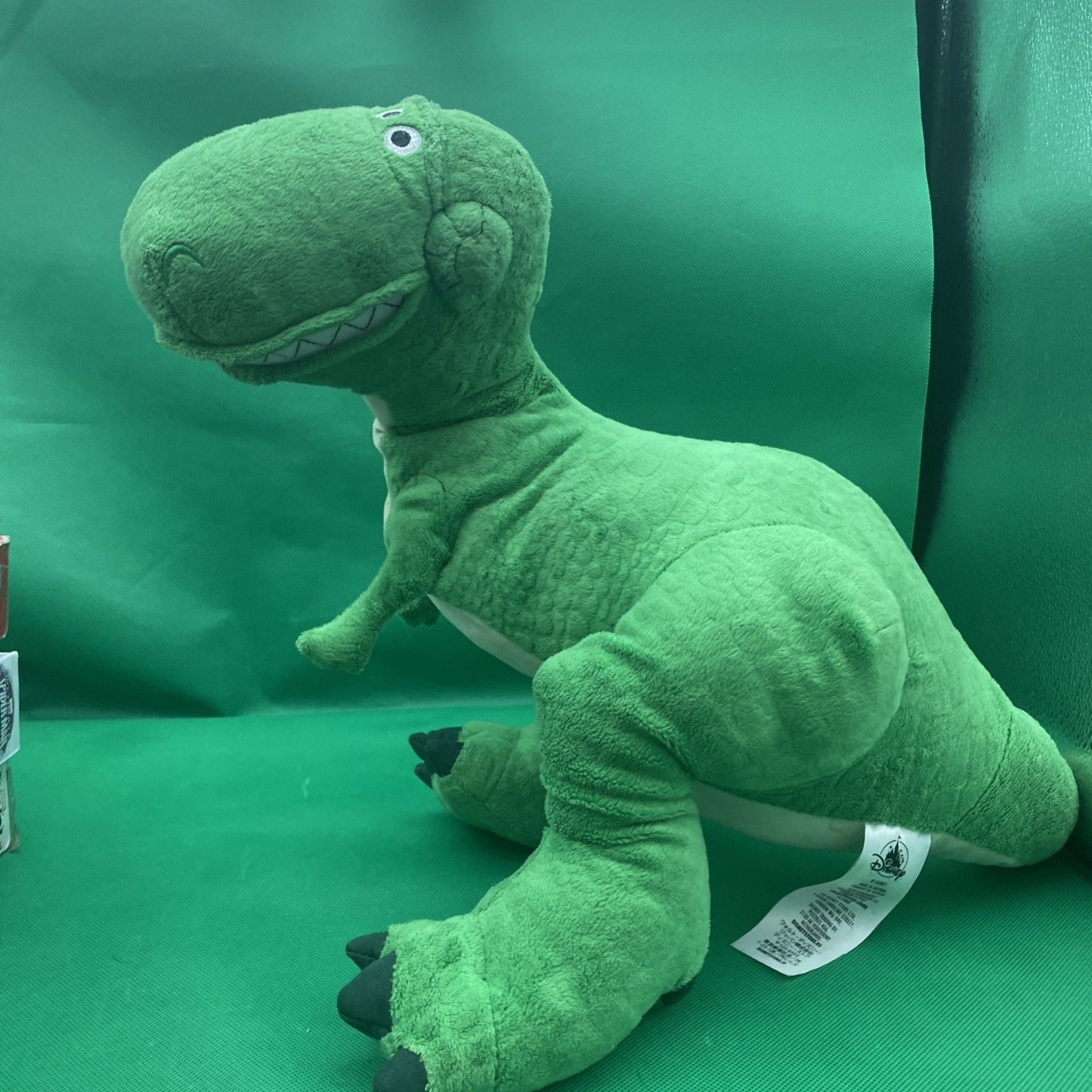 Disney Store Toy Story Rex The Dinosaur Soft Plush Stuffed Animal Toy Green