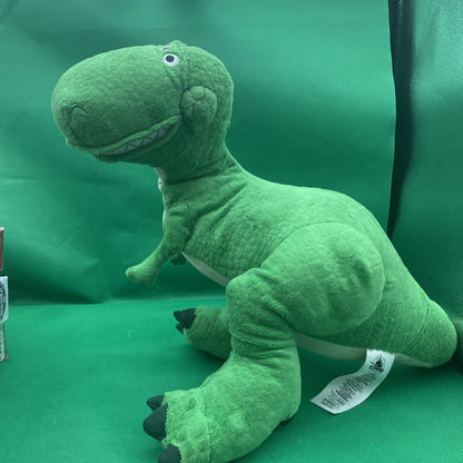 Disney Store Toy Story Rex The Dinosaur Soft Plush Stuffed Animal Toy Green