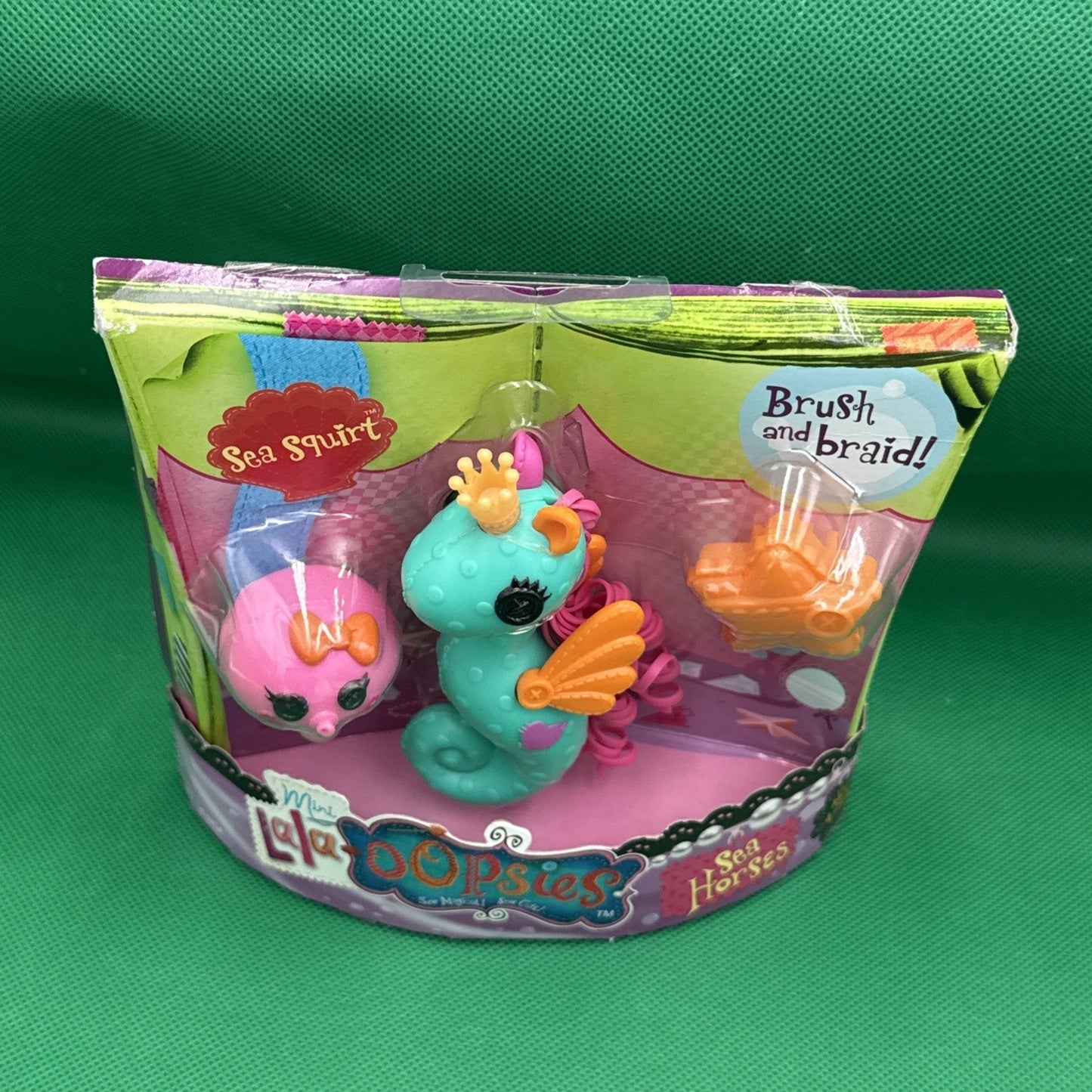 NEW (Bent Box) Lala Oopsies Sea Horse Bundle Lalaloopsy Mini Doll Lalaoopsies
