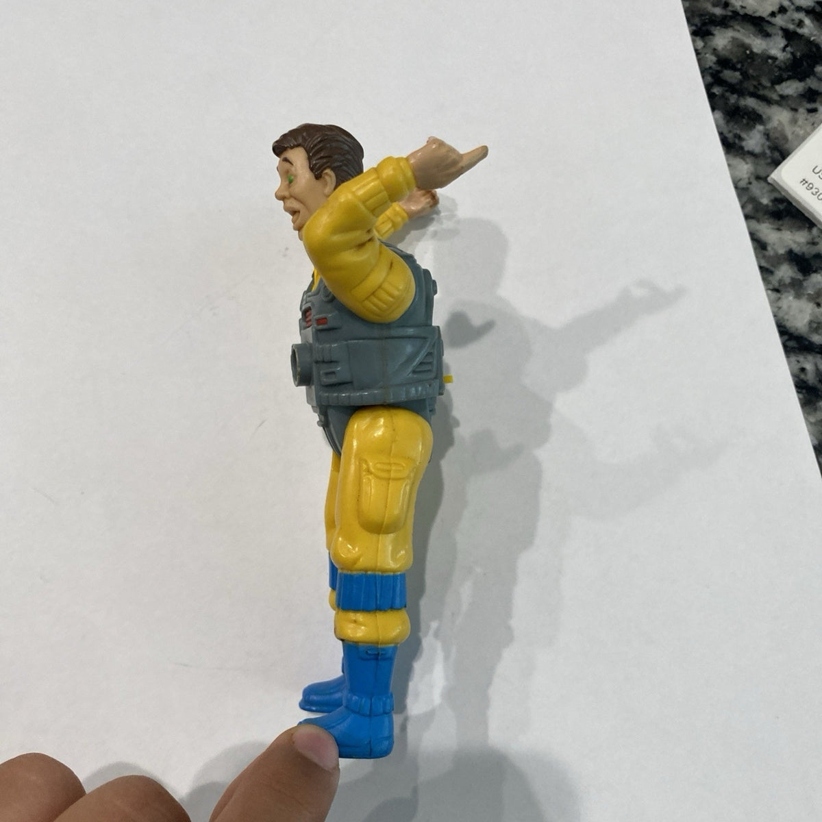 1988 Kenner Real Ghostbusters Screaming Heroes Peter Venkman Action Figure Toy