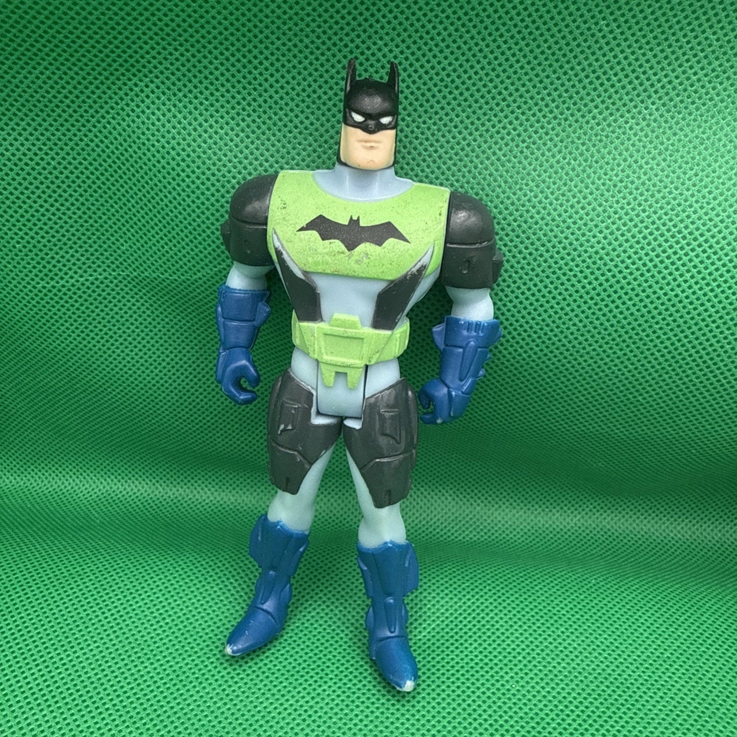 DC Comics Batman Blue Black Green Suit 5" Action Figure 1994 Kenner