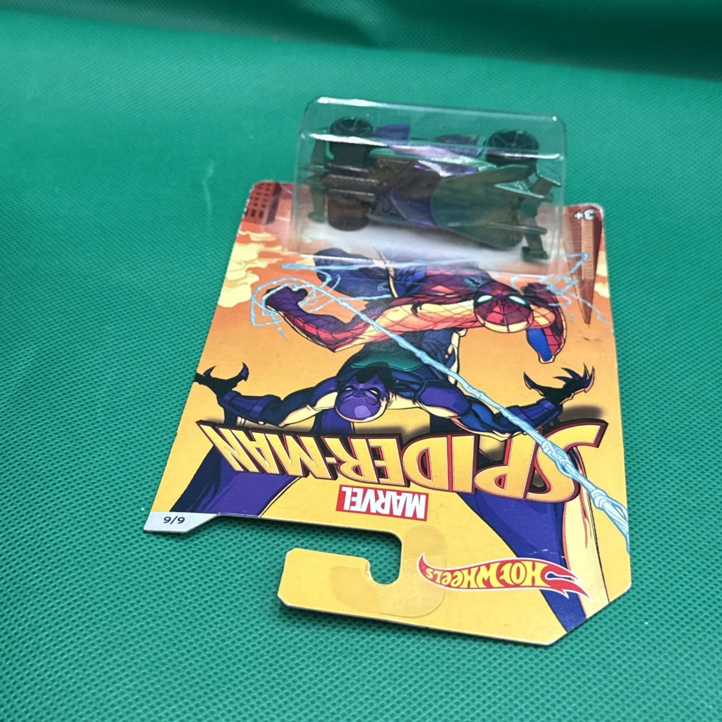 Hot Wheels 2016 Spiderman Homecoming #6 Drift King met. green/purple