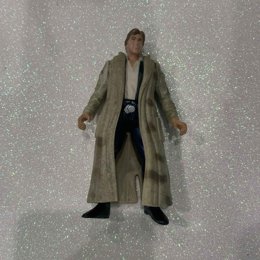 Kenner Star Wars Power of the Force 2 Han Solo 1997 Action Figure Trench Coat