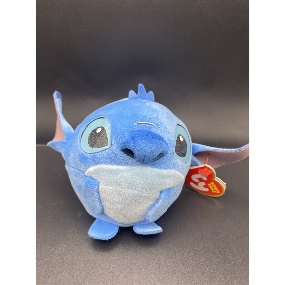 TY Puffies (Beanie Balls) Plush - STITCH [Disney](3 inch) - MWMTs