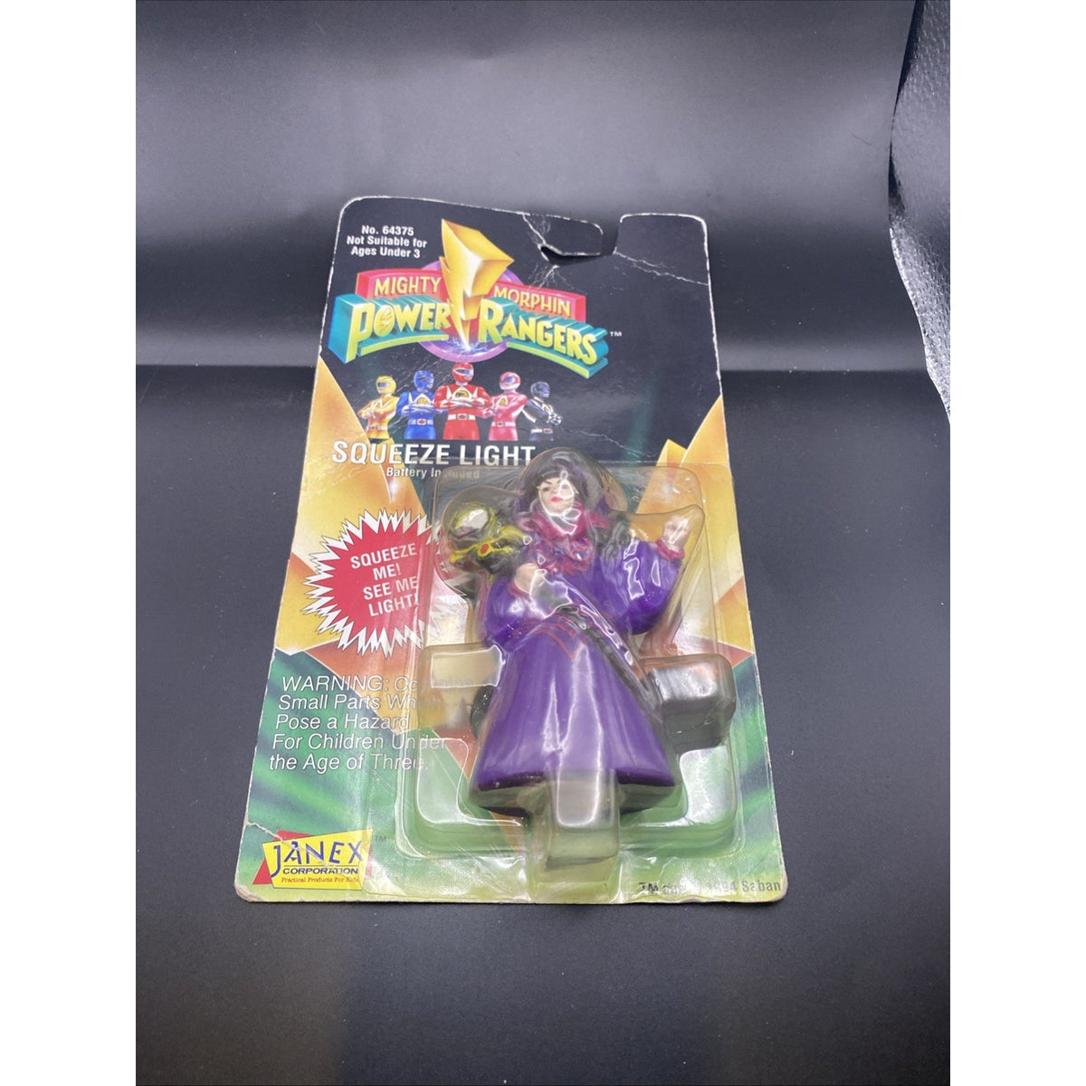 Mighty Morphin Power Rangers Squeeze Light Janex Rita Repulsa