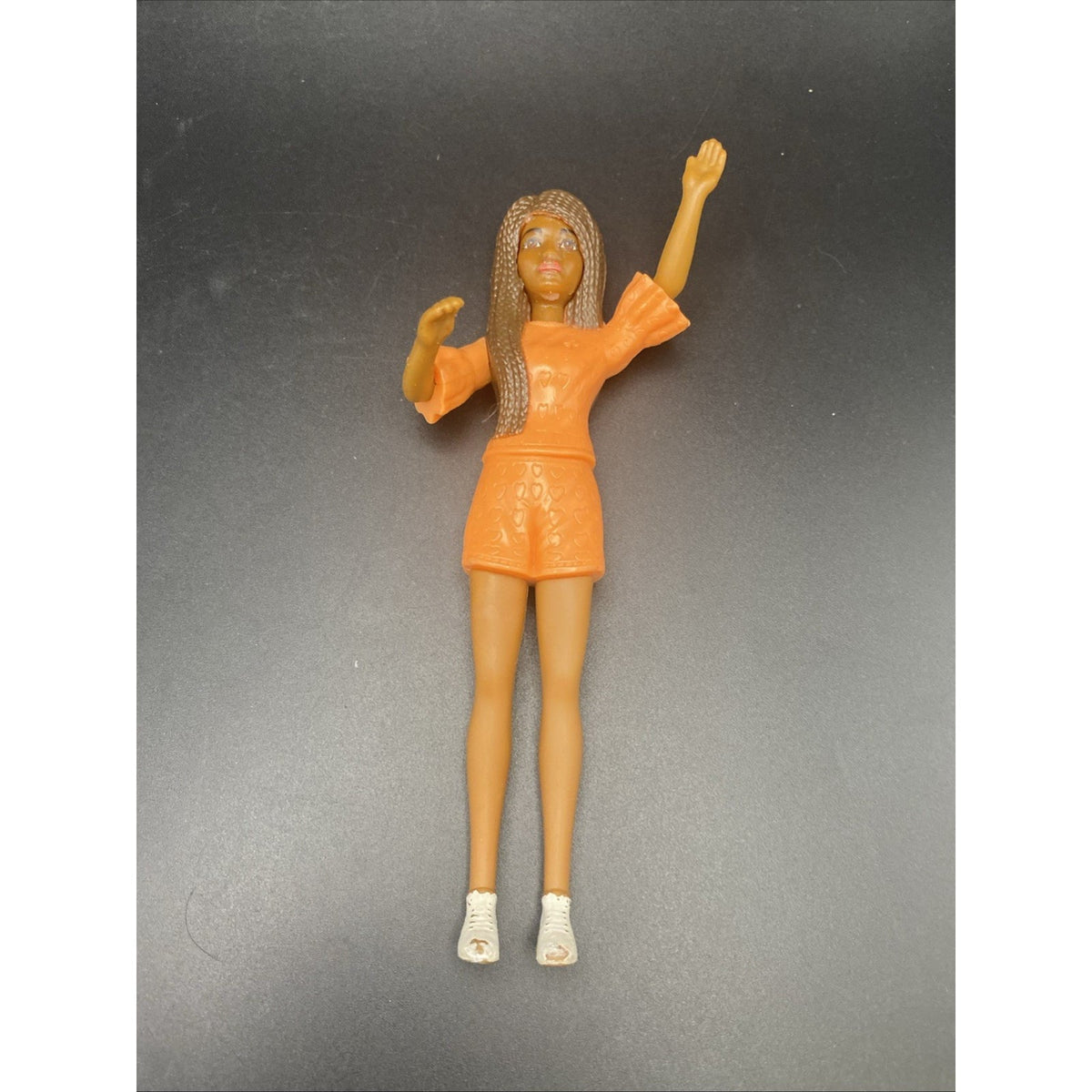Burger King Barbie Doll Figure 2022 Toy Mattel African American Pink