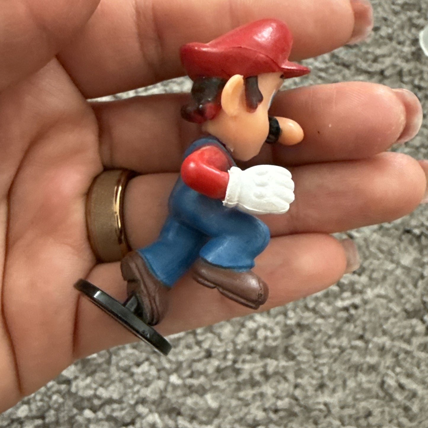 Mario Nintendo Super Mario Bros 2.5” Figure PVC Toy Olía Made In China