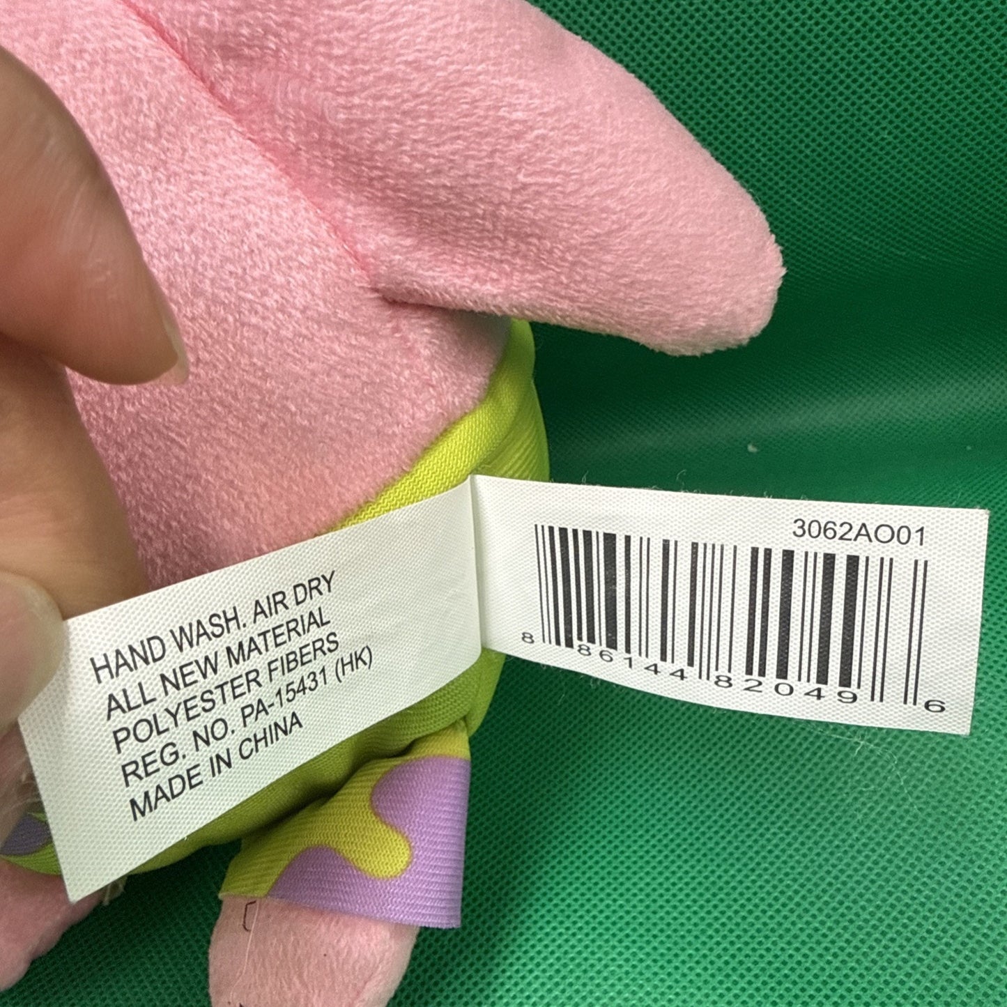 SpongeBob SquarePants Patrick Star Starfish 2022 10" Plush Nickelodeon Just Play