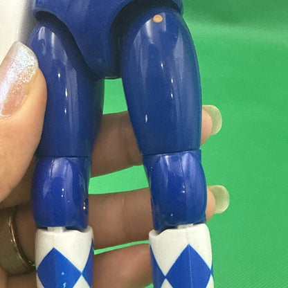 Vintage 1993 Mighty Morphin Power Rangers 8" Action Figure Blue Ranger Bandai