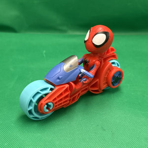 Spidey and His Amazing Friends Figure on Motorcycle