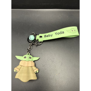 Grogu Keychain Mandalorian Baby Yoda Star Wars Action Figure 6 cm Used