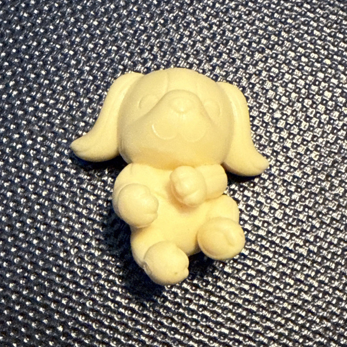 Raising Canes Restaurants 2" PVC Pencil or Straw Topper Figure - Puppy Dog Tan